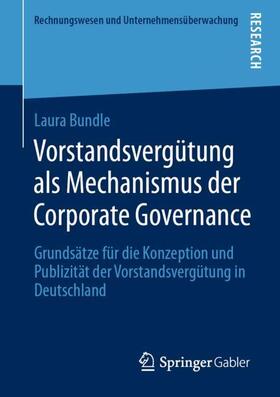 Bundle | Vorstandsvergütung als Mechanismus der Corporate Governance | Buch | sack.de