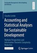 Lemke |  Accounting and Statistical Analyses for Sustainable Development | Buch |  Sack Fachmedien