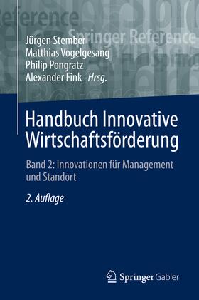 Stember / Vogelgesang / Pongratz | Handbuch Innovative Wirtschaftsförderung 02 | Buch | sack.de