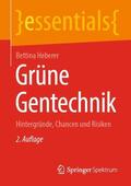 Heberer |  Grüne Gentechnik | Buch |  Sack Fachmedien