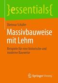 Schäfer |  Massivbauweise mit Lehm | Buch |  Sack Fachmedien