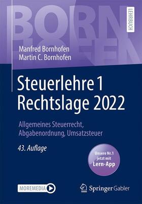 Bornhofen | Steuerlehre 1 Rechtslage 2022 | Buch | sack.de