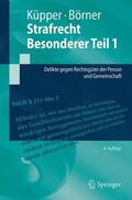 Börner / Küpper |  Strafrecht Besonderer Teil 1 | Buch |  Sack Fachmedien