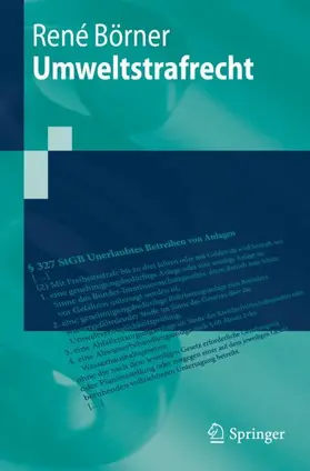 Börner |  Umweltstrafrecht | Buch |  Sack Fachmedien