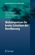 Depenheuer / Hertzsch / Voigtländer |  Wohneigentum für breite Schichten der Bevölkerung | Buch |  Sack Fachmedien