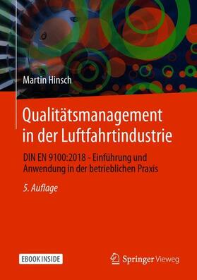 Hinsch | Qualitätsmanagement in der Luftfahrtindustrie | Buch | sack.de