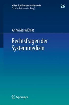 Ernst | Rechtsfragen der Systemmedizin | Buch | sack.de
