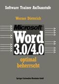 Dieterich |  Word 3.0/4.0 optimal beherrscht | Buch |  Sack Fachmedien