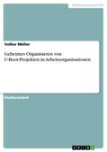 Müller |  Geheimes Organisieren von U-Boot-Projekten in Arbeitsorganisationen | Buch |  Sack Fachmedien