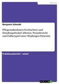 Schmidt |  Pflegemaßnahmen beobachten und Handlungsbedarf ableiten. Praxisbericht und Fallbeispiel einer 98-jährigen Patientin | Buch |  Sack Fachmedien