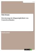 Krause |  Erweiterung der Klagemöglichkeit von Umweltverbänden | eBook | Sack Fachmedien