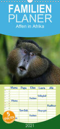 Herzog |  Affen in Afrika - Familienplaner hoch (Wandkalender 2021 , 21 cm x 45 cm, hoch) | Sonstiges |  Sack Fachmedien