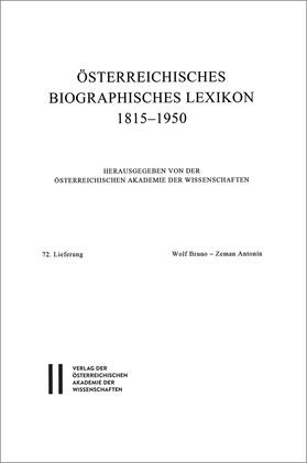 Wissenschaften | Österreichisches Biographisches Lexikon 1815-1950 / Österrei | Buch | sack.de