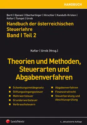 Bieber / Bertl / Rohn |  Handbuch der österreichischen Steuerlehre. Band I Teil 2 | Buch |  Sack Fachmedien