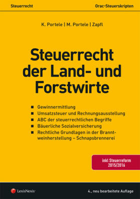 Portele / Zapfl | Steuerrecht der Land- und Forstwirte (f.Österreich) | Buch | sack.de