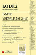 Doralt |  KODEX Innere Verwaltung 2016/17 (f. Österreich) | Buch |  Sack Fachmedien