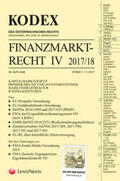 Doralt |  KODEX Finanzmarktrecht Band IV 2017/18 | Buch |  Sack Fachmedien