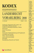 Doralt |  KODEX Landesrecht Vorarlberg 2018 | Buch |  Sack Fachmedien