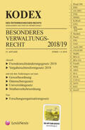 Doralt |  KODEX Besonderes Verwaltungsrecht 2018/19 | Buch |  Sack Fachmedien