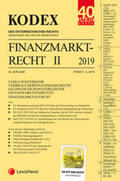 Doralt |  KODEX Finanzmarktrecht Band II 2019 | Buch |  Sack Fachmedien