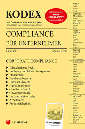 Doralt / Petsche | KODEX Compliance für Unternehmen 2020 | Buch | sack.de