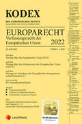 Doralt |  KODEX EU-Verfassungsrecht (Europarecht) 2022 - inkl. App | Buch |  Sack Fachmedien