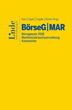 Kalss / Barth / Oppitz |  BörseG MAR, Kommentar (f. Östereich) | Buch |  Sack Fachmedien