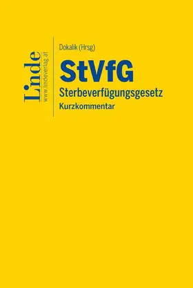 Adamowitsch / Cap / Kathrein |  StVfG | Sterbeverfügungsgesetz | Buch |  Sack Fachmedien