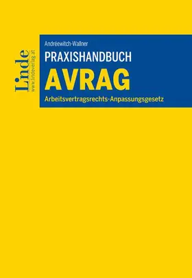 Andréewitch-Wallner |  Praxishandbuch Arbeitsvertragsrechts-Anpassungsgesetz | Buch |  Sack Fachmedien