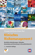 Schweppe / Kröll / Becker |  Klinisches Risikomanagement I | Buch |  Sack Fachmedien
