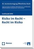 Debus / Glaser / Glinski |  Risiko im Recht - Recht im Risiko | Buch |  Sack Fachmedien