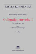 Altenpohl / Amstutz / Balkanyi |  Obligationenrecht II Art. 530-964 OR (Art. 1-6 SchlT AG, Art. 1-11 ÜBest GmbH | Buch |  Sack Fachmedien