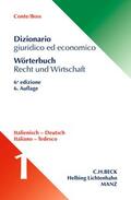 Conte / Boss |  Fachwörterbuch Recht und Wirtschaft Teil 1: Italienisch-Deutsch | Buch |  Sack Fachmedien