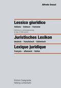 Snozzi |  Juristisches Lexikon – Lexique juridique – Lessico giuridico | Buch |  Sack Fachmedien