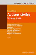 Bohnet / Hänni |  Commentaire pratique Actions civiles | Buch |  Sack Fachmedien