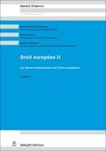 Progin-Theuerkauf / Epiney / Mosters |  Droit européen II | Buch |  Sack Fachmedien