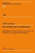 OREF / Conrady / Glauser |  Au carrefour des contributions | eBook | Sack Fachmedien