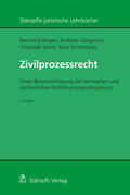 Berger / Hurni / Güngerich |  Zivilprozessrecht (Schweizer Recht) | Buch |  Sack Fachmedien
