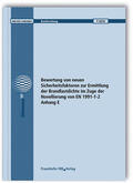 Zehfuß / Gößwein / Sander |  Bewertung von neuen Sicherheitsfaktoren zur Ermittlung der Brandlastdichte im Zuge der Novellierung von EN 1991-1-2 Anhang E. | Buch |  Sack Fachmedien
