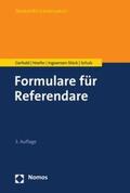 Gerhold / Hoefer / Ingwersen-Stück |  Formulare für Referendare | eBook | Sack Fachmedien