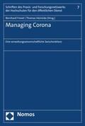 Frevel / Heinicke |  Managing Corona | eBook | Sack Fachmedien