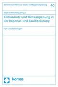 Mitschang |  Klimaschutz und Klimaanpassung in der Regional- und Bauleitplanung | eBook | Sack Fachmedien