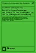 Faßbender / Köck |  Rechtliche Herausforderungen und Ansätze für eine umweltgerechte und nachhaltige Stadtentwicklung | eBook | Sack Fachmedien