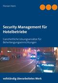 Horn |  Security Management für Hotelbetriebe | eBook | Sack Fachmedien