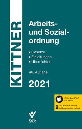 Kittner / Deinert | Kittner, M: Arbeits- und Sozialordnung | Buch | sack.de