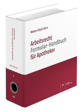 Weber / Etzel / Kern | Arbeitsrecht Formular-Handbuch für Apotheker | Buch | sack.de
