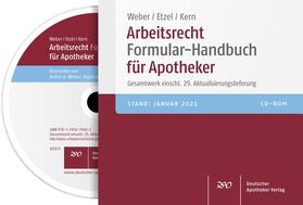 Weber / Etzel / Kern | Arbeitsrecht Formular-Handbuch für Apotheker CD-ROM VO 29 | Sonstiges | sack.de