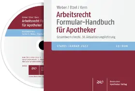 Weber / Kern / Etzel |  Arbeitsrecht Formular-Hdb. Apotheker inkl. 30. Akt./CD-ROM | Sonstiges |  Sack Fachmedien