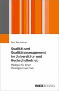 Reinbacher |  Qualität und Qualitätsmanagement im Universitäts- und Hochschulbetrieb | eBook | Sack Fachmedien
