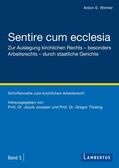 Wirmer / Joussen / Thüsing |  Sentire cum ecclesia | eBook | Sack Fachmedien